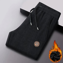 裤子男休闲百搭2024新款潮流秋冬季宽松束脚工装灯芯绒男生运动裤