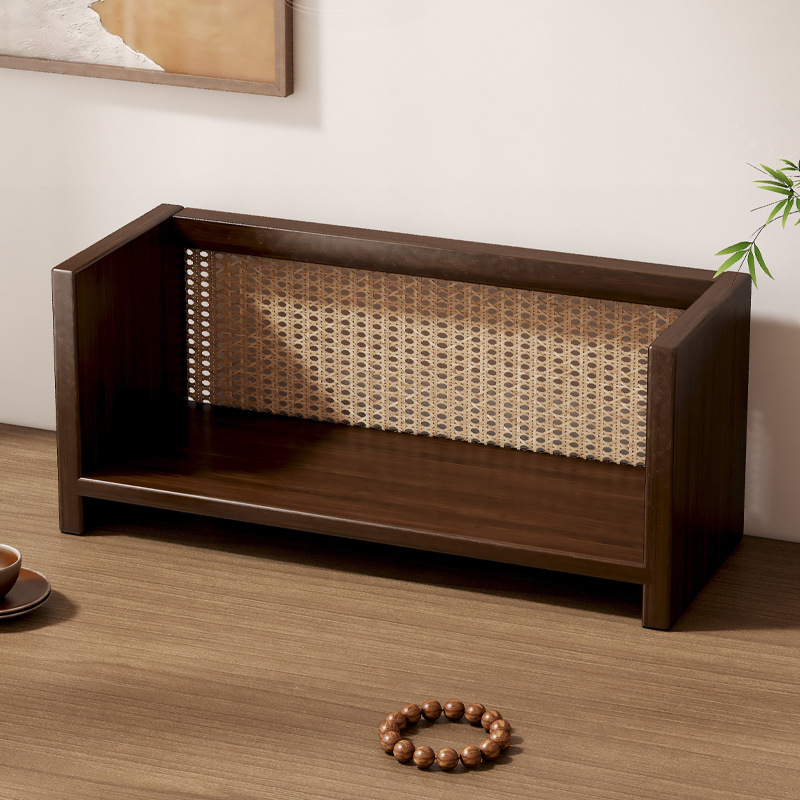 Estante Bogu de escritorio Estante de juego de té pequeño Estante de té de estilo antiguo nuevo chino Mesa de té Estante de taza de té Colocación de tetera