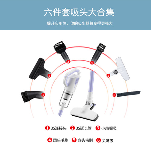 Carefully selected Chigo wireless vacuum cleaner household large suction portable handheld small high-power cordless vacuum cleaner gift