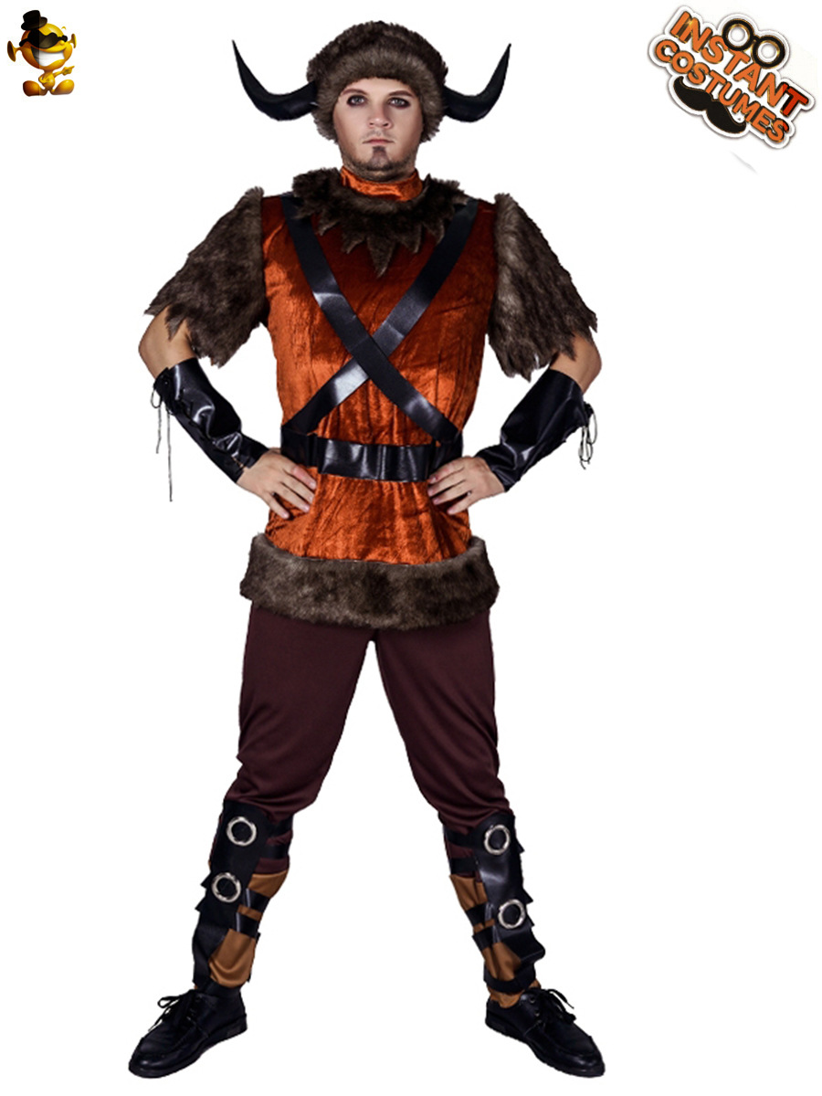 Halloween hombres adultos Nordic Viking pirata Cosplay traje grandes hombres Viking pirata etapa del partido