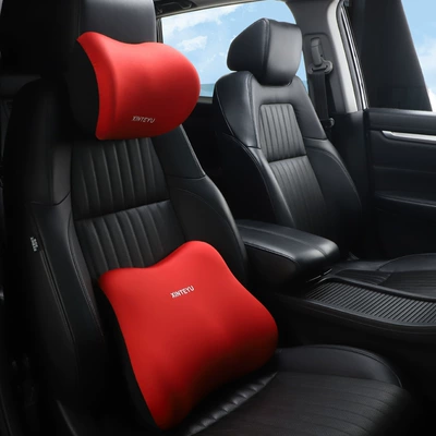 Support Waist Support Pillow Lumbar — Headrest - red-headrest-waist-pillow