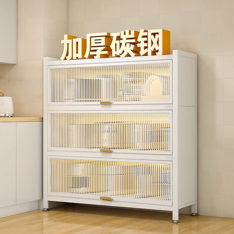 Cocina de piso comedor armario con puerta armario de almacenamiento microondas horno utensilios estante de armario de almacenamiento multifunción