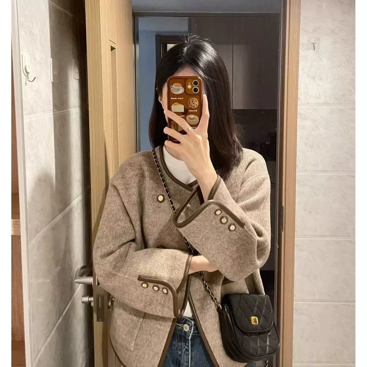 Короткая демисезонная куртка, модное пальто, стиль Chanel