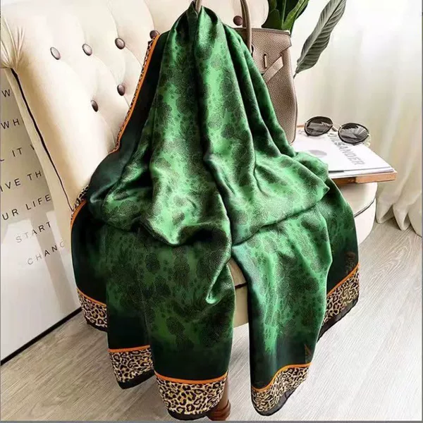 Leopard Emerald Green