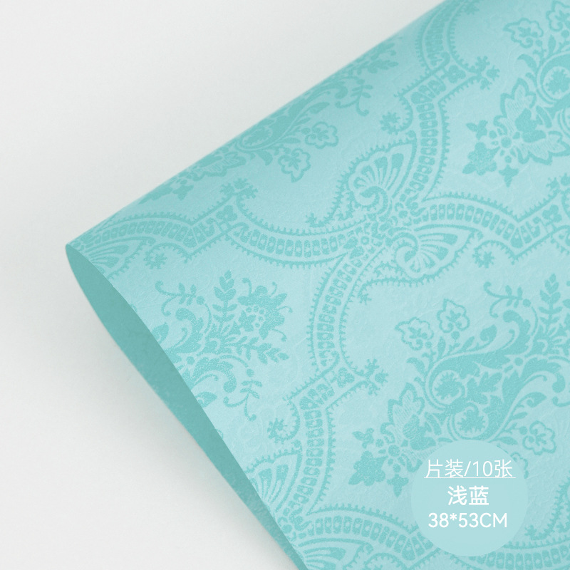 Los siete colores cordier barroco papel de embalaje de flores de papel especial de papel de embalaje de flores materiales de florista