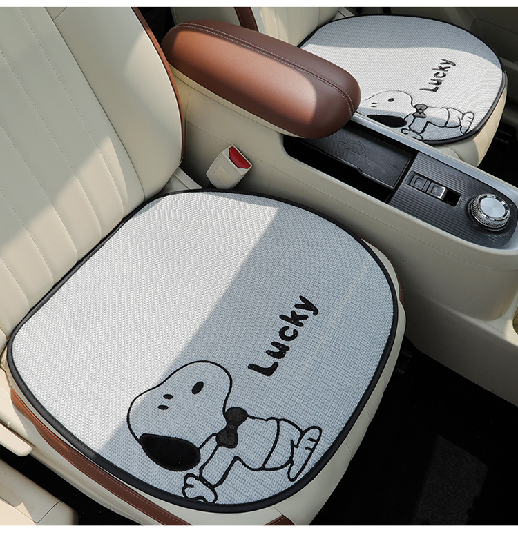Car seat cushion for all seasons, cute cartoon internet-famous seat cover, simple internet-famous car seat cover, single piece