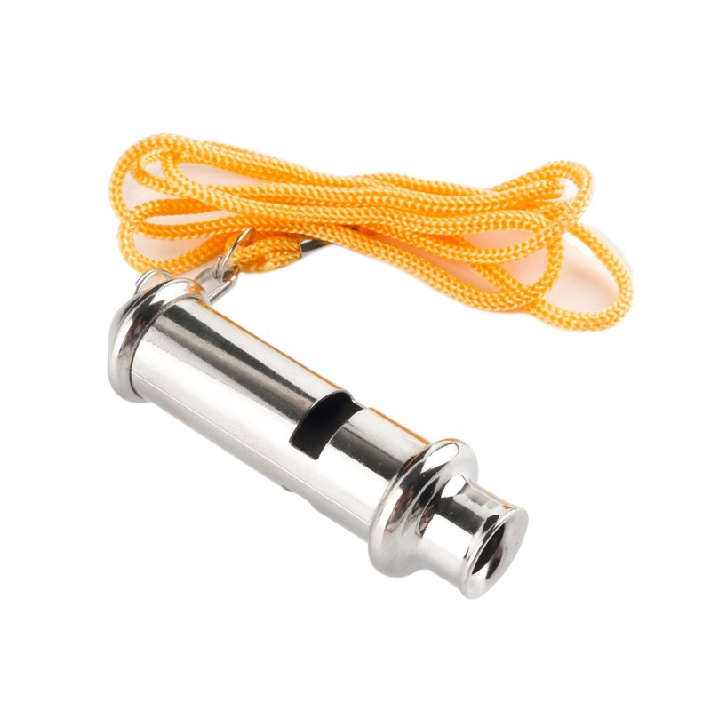 Manufacturer's Stainless Steel High-Frequency Training Whistle for Outdoor Pet Training and Refereeing