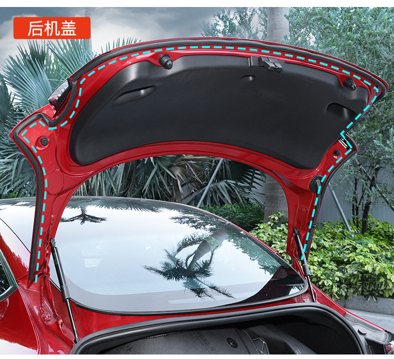 Soundproof Sealing Strip for Tesla Model 3/Y, Noise Reduction