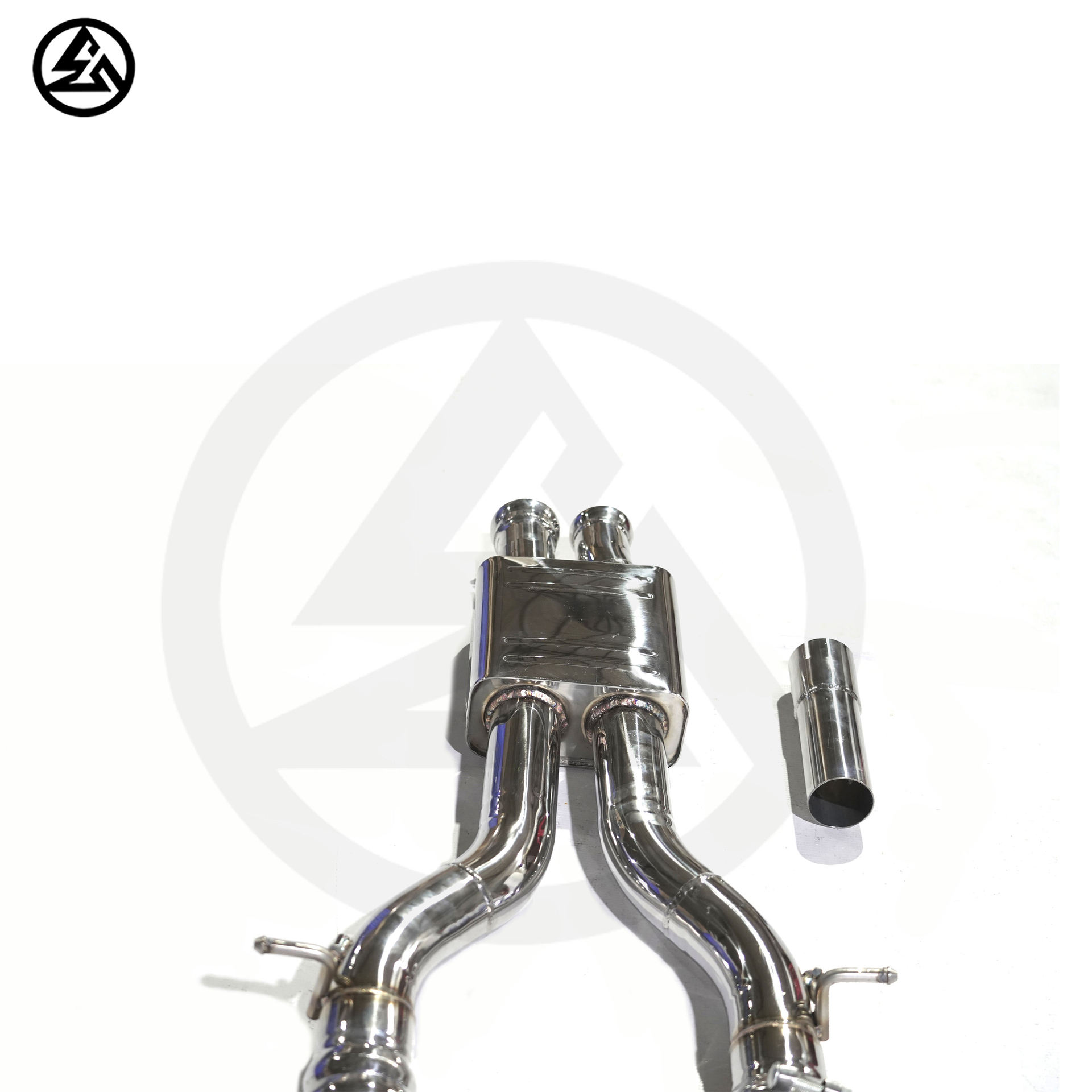 Suitable for Mercedes-Benz C63 AMG W204 6.2L mid-rear exhaust system with valves