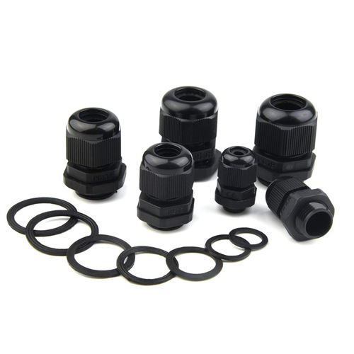 PG7 nylon plastic cable waterproof connector with gasket PG9 gland pull-on JIAF brand connector