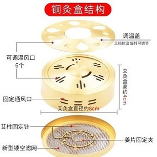 [7272] moxibustion box copper box