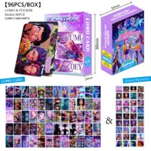 跨境热销96张（kpop 猎魔女团）动漫周边照片贴纸明信片Lomo卡