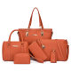 Women's Bag 2023 Spring New Arrival Women's Bag Fashionable Retro Bag Six-piece Crossbody Bag Shoulder Handbag Women's Bag
