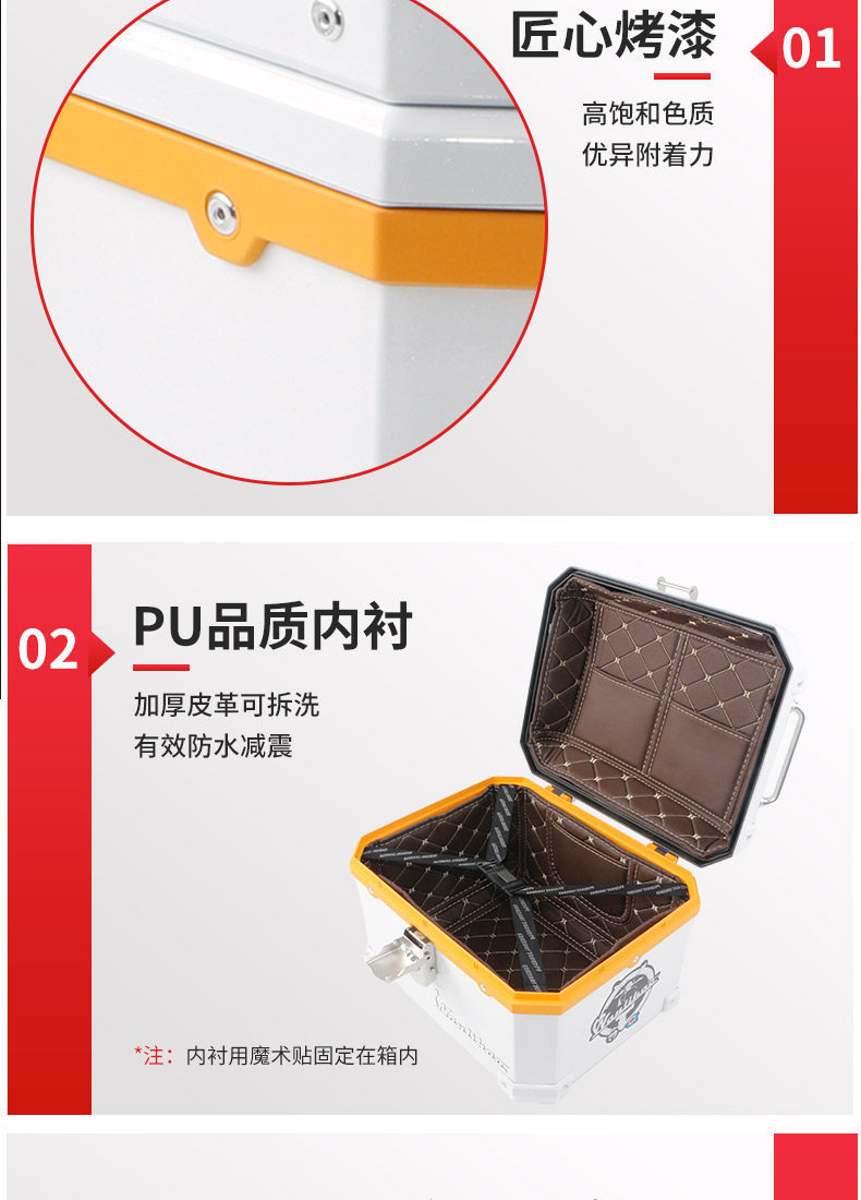 Wanlihao trunk is suitable for Niu K Citi/One motorcycle trunk, scooter, and electric vehicle rear trunk