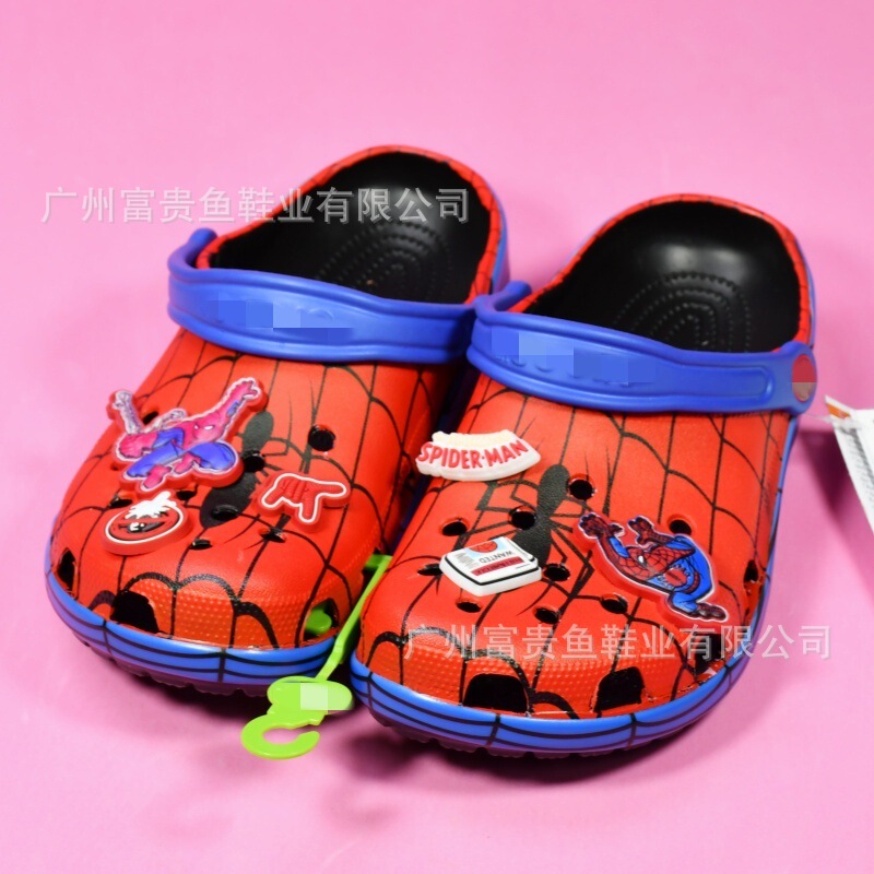 Kajia's New Spider-Man Second-Generation Adult Clogs, Outdoor Non-Slip Casual Sandals Kajia's New Spider-Man Second-Generation Adult Clogs, Outdoor Non-Slip Casual Sandals