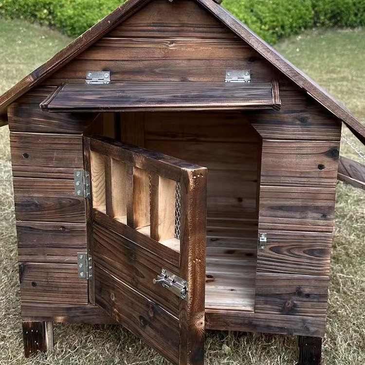 방비 야외 탄산 나무 사계절 개 집 고양이 집 개 사육장 고양이 사육장 애완 동물 집 사육장