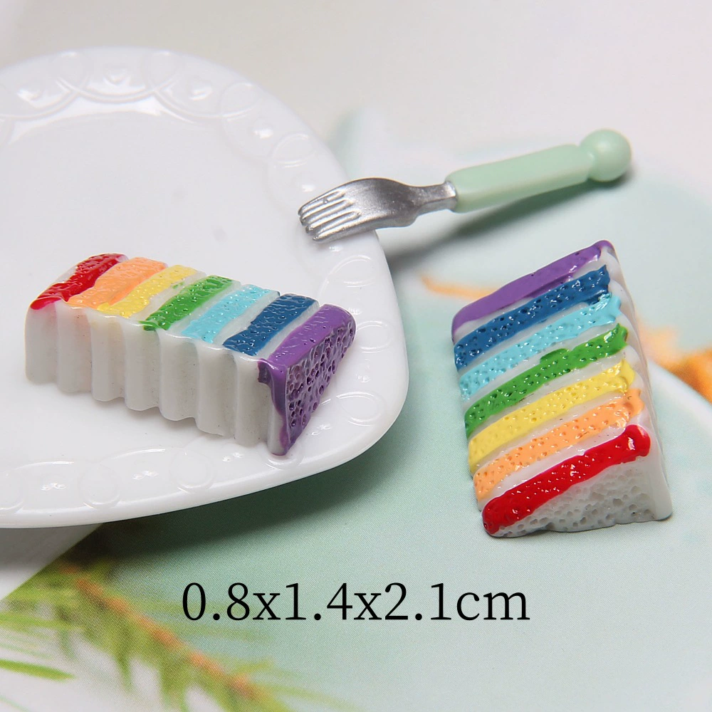 Реалистичная игрушка для еды, кремовый радужный дом для кукол с аксессуарами