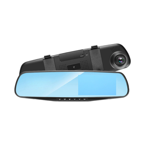 High-definition IPS anti-glare car rearview mirror dash camera dual recording 720P video recorder night vision backup camera