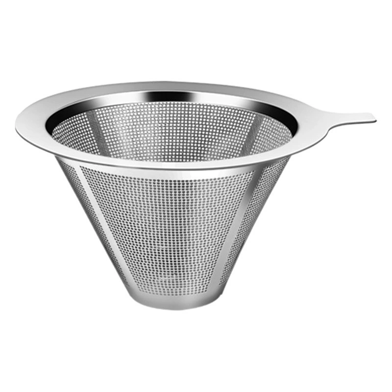 Фильтр для кофе, воронка для ручного заваривания из нержавеющей стали 304, кофейник, капельный фильтр, бумажный фильтр, чашка