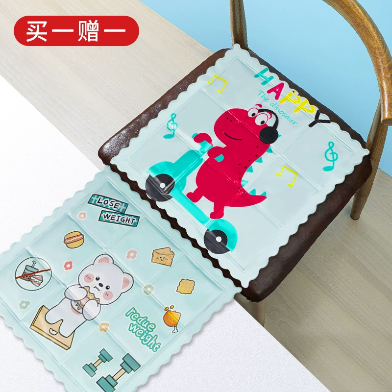 M3AO Summer cooling gel seat cushion office cooling chair pad student water pad ice silk pillow summer butt pad ice bag