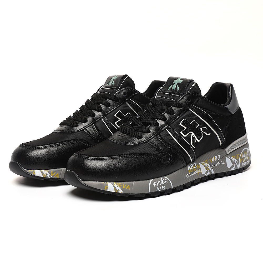 Comercio exterior transfronterizo nuevos zapatos masculinos premium, suela gruesa transpirable, zapatos deportivos casuales de cuero anti-pelú.