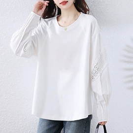 蕾丝衫雪纺衫;连衣裙;女式衬衫