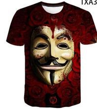 2020新款小丑男士3DT恤运动衫 外贸大码 厂家直供支持代发