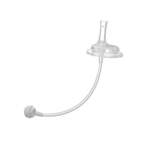 Bottle Nipple, Wide Mouth Learning Sip Straw Milk Bottle, Converts to Water Cup, Silicone Nipple, Duck Mouth Gravity Ball Milk Bottle Accessories