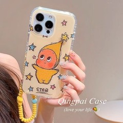 日韩可爱星星人链条适用苹果16promax手机壳15pro新款14/13/12/11
