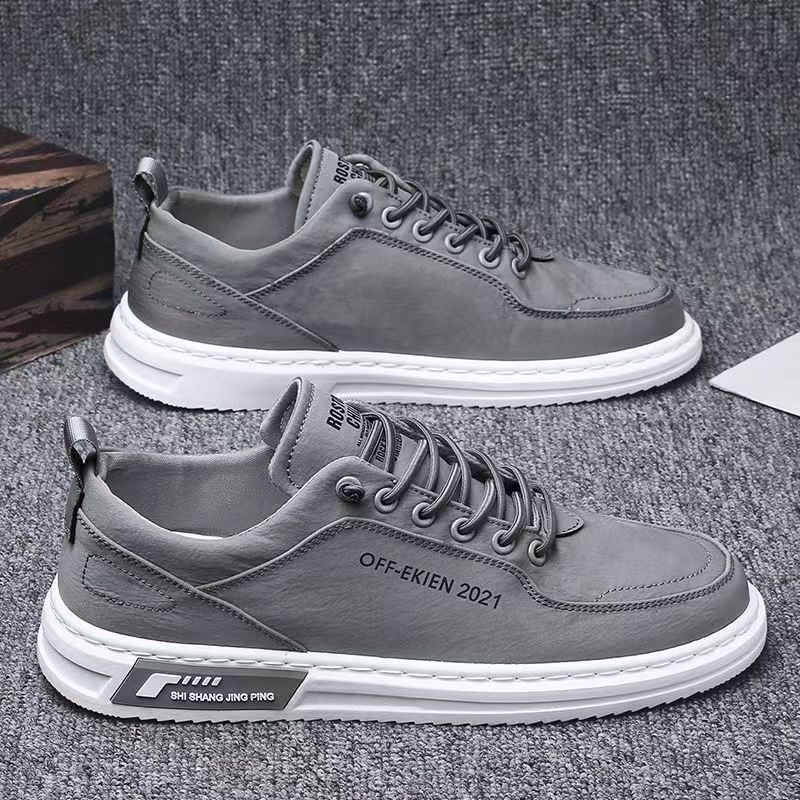Zapatillas de Lona Casuales de Seda de Hielo 2025, Versátiles, con Suela Suave, para Hombre, Simples, Modernas, Transpirables y Cómodas