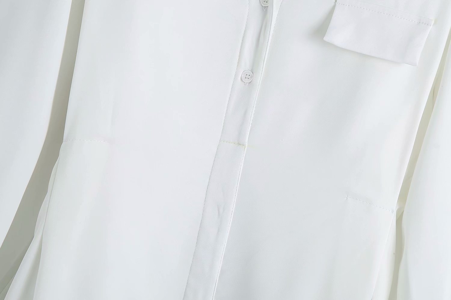 White Waist Shirt Dress Nihaostyles wholesale clothing vendor NSAM75916