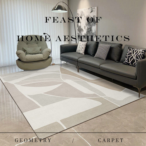Simple and Elegant Ins Living Room Rugs Stain-Resistant Bedroom Bedside Rugs Home Sofa Rugs Coffee Table Mat Full Spread Office Rugs