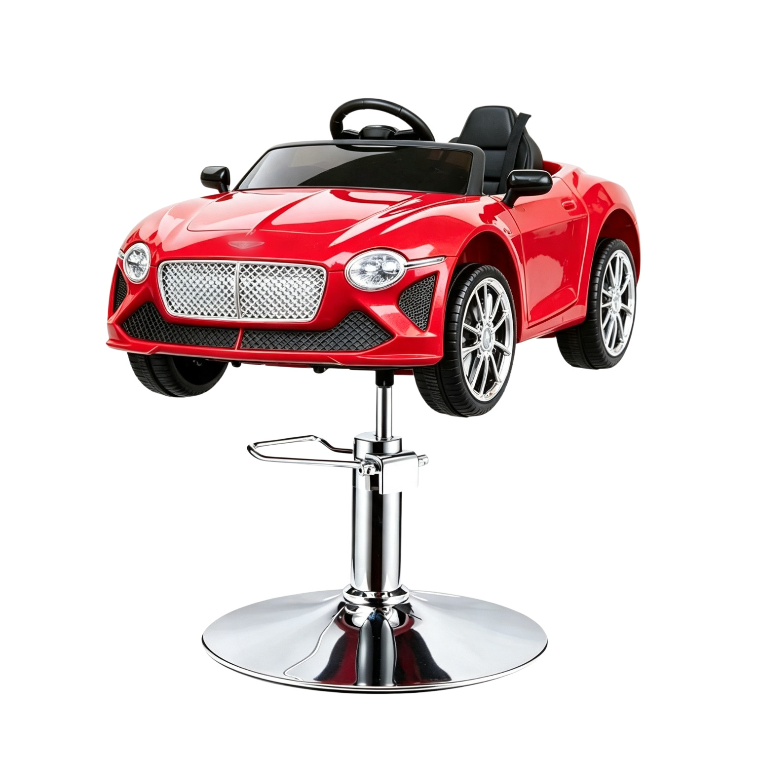 Silla de peluquería transfronteriza para niños silla de cabello giratoria silla de elevación salón de peluquería multifuncional asiento de automóvil de dibujos animados al por mayor image 112