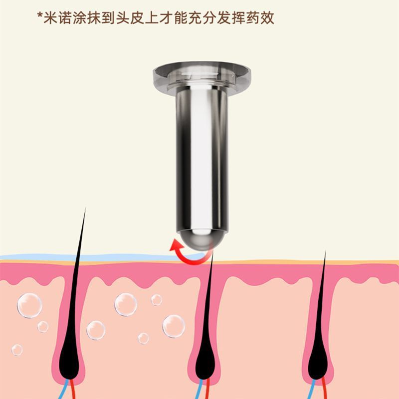 クロスボーダー電気頭皮薬ミノ赤いボールマッサージ育毛液導入櫛投薬神器マッサージ器|undefined
