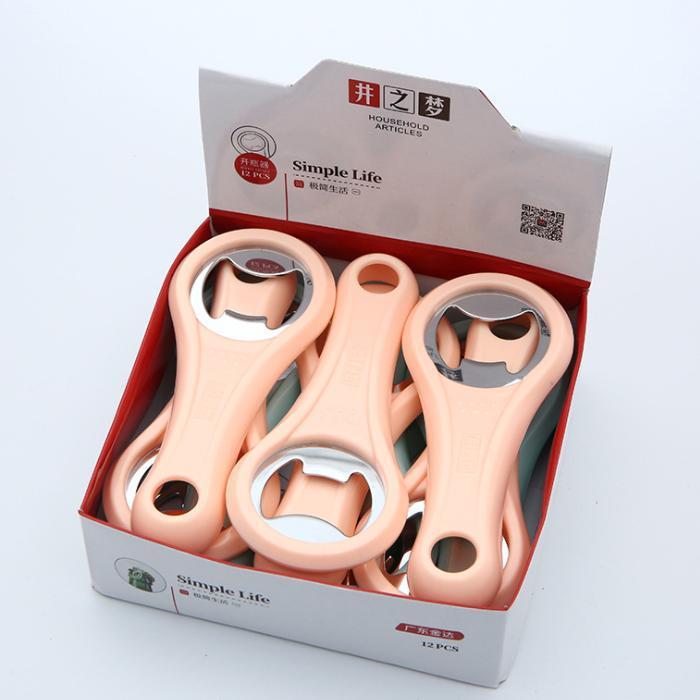 Abridor de cerveza práctico abre botellas de acero inoxidable abre botellas de vino abre botellas de plástico simple fabricante