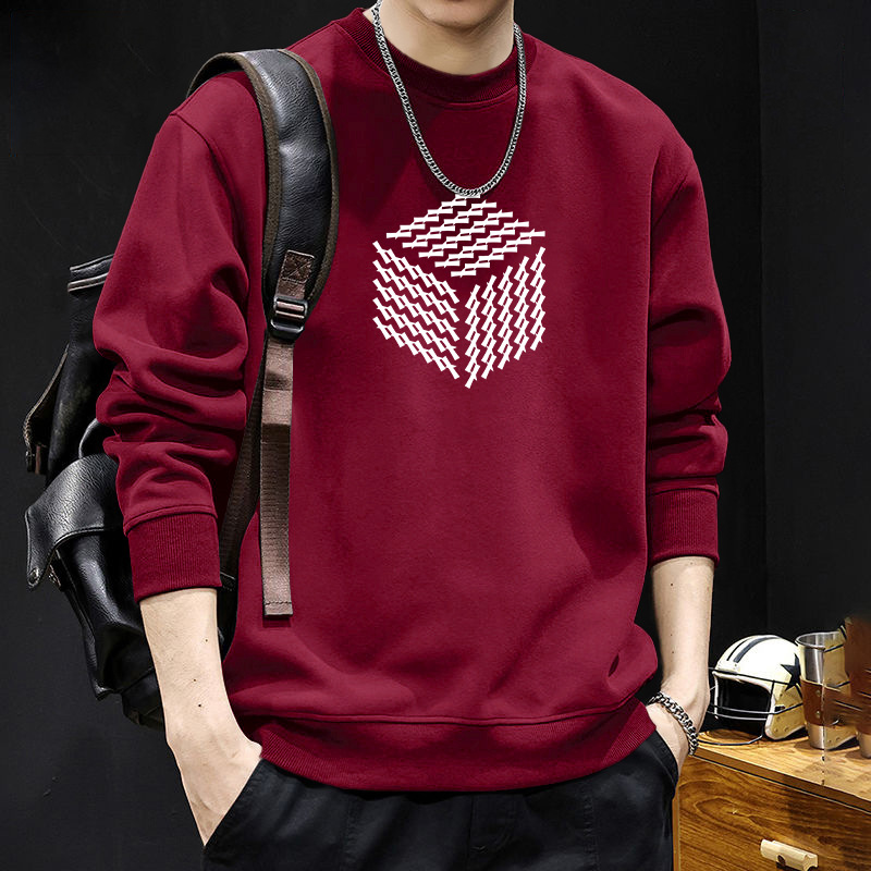 Hong Kong estilo japonés ocio 420g pesado chaqueta de cuello redondo hombre primavera y otoño estilo americano suelto y versátil chaqueta de pareja de estudiantes