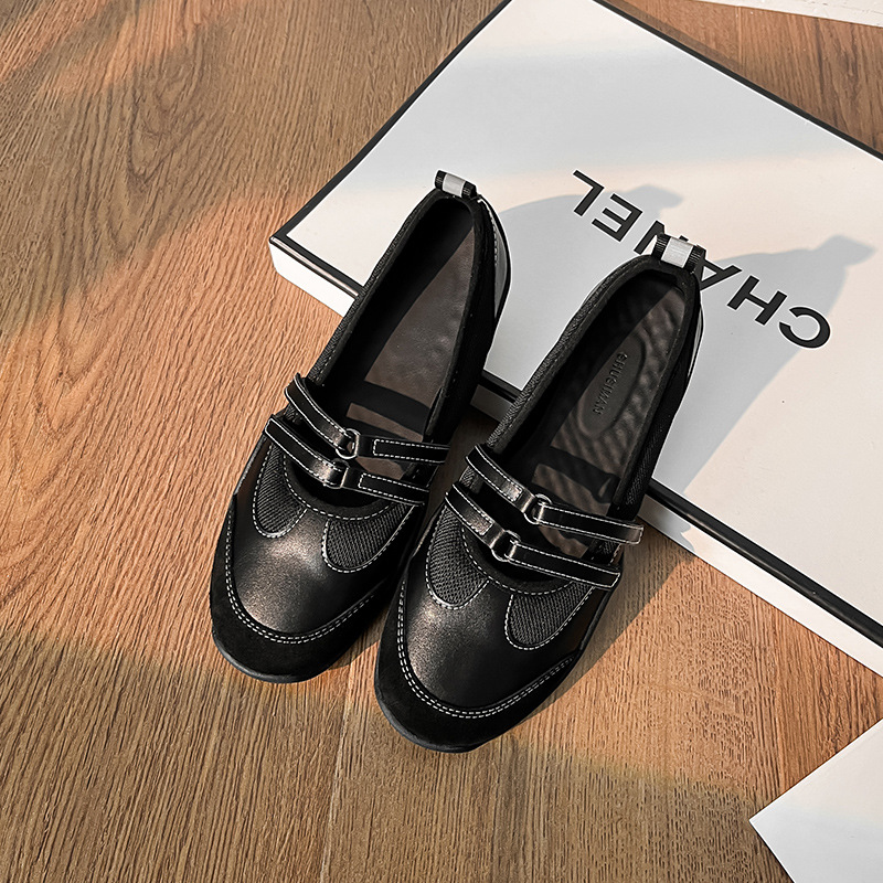 2026 New Niche Design Sports-Style Mary Jane Shoes for Women, Versatile Casual Ballet Flats