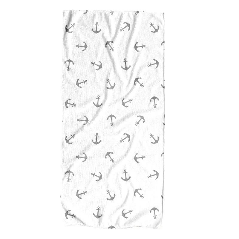 Transfronterizo suave microfibra toalla de playa para nadar en la playa absorción de agua no toalla de baño de arena transpirable toalla de playa seca rápida