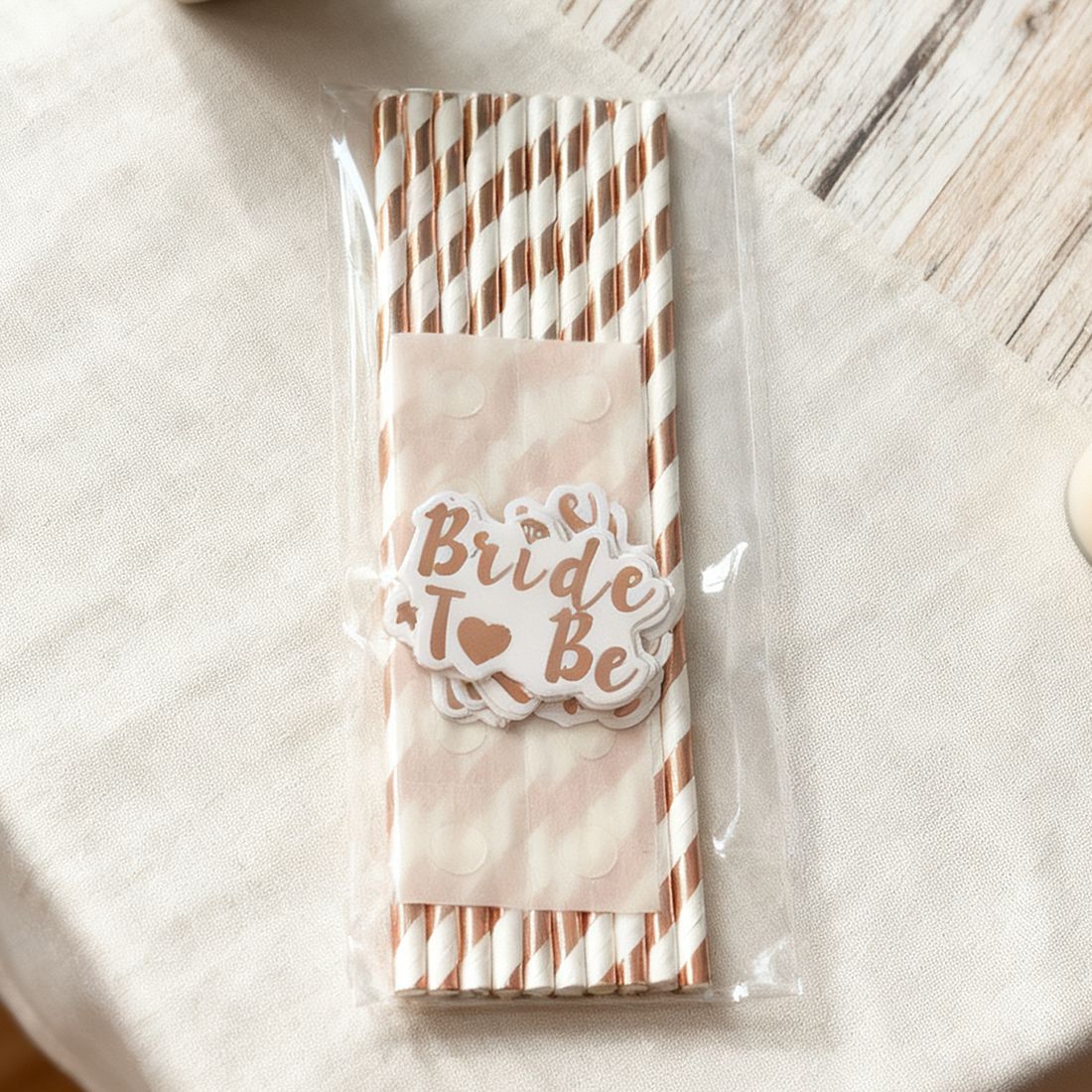 Franjas de oro rosa + letras grandes 1
