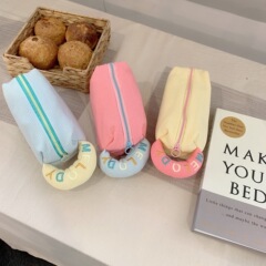 26145 High-looking and cute candy-colored cosmetic bag and pencil case for women, portable large-capacity hand-held toiletry storage bag