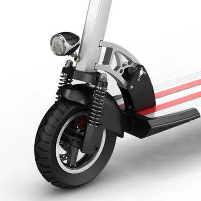 10inch Front Shock Absorption Qatlanan elektrik skuterlər