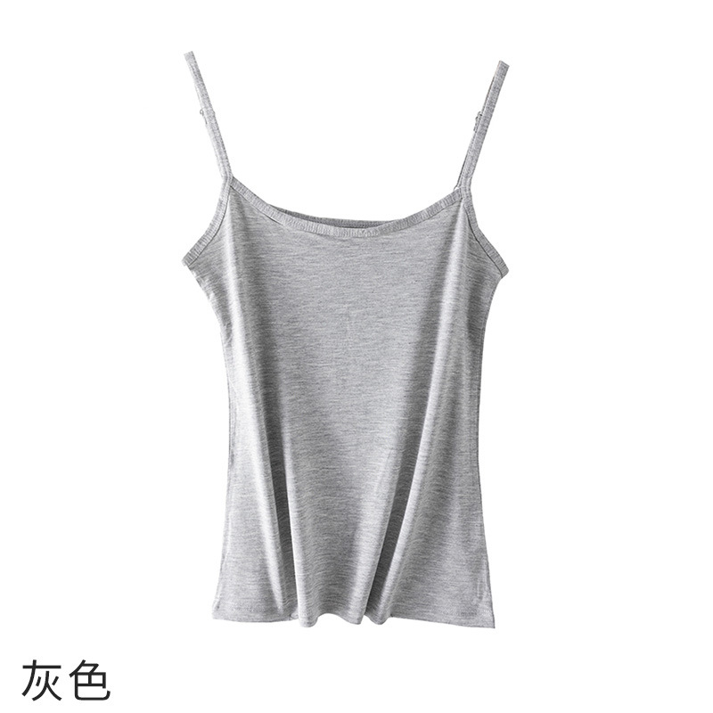 Camisola larga anti-Exposición para niñas más tamaño sin mangas interior y exterior superior verano delgada