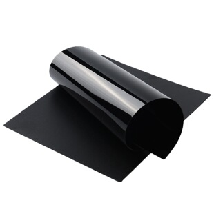 Factory Direct Sales Black Pet Sheet Roll Frosted Plastic Sheet Pvc Sheet Film Insulating Pvc Plastic Sheet