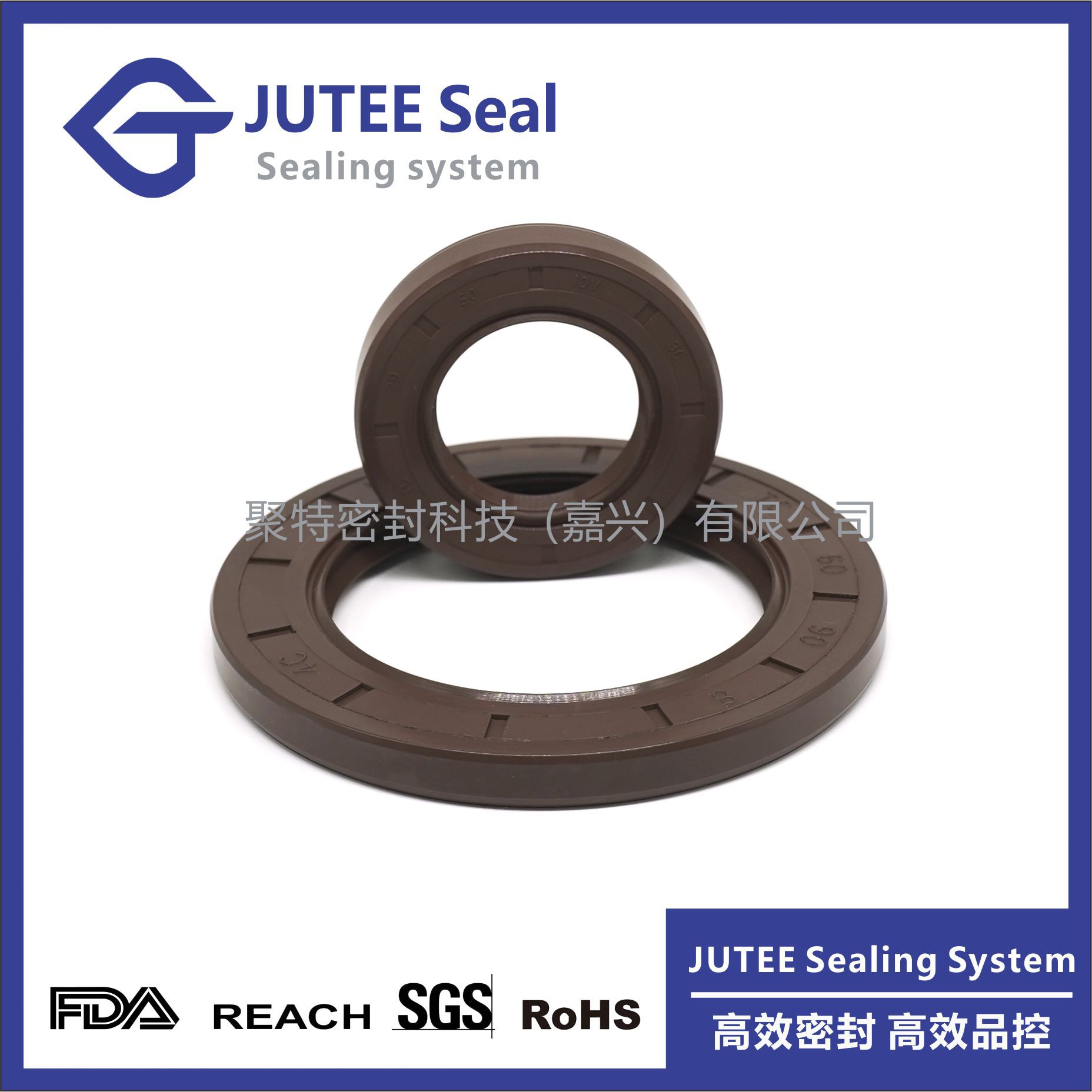 TC/TG氟胶丁腈骨架油封耐高温耐酸碱耐磨垫圈密封圈轴用孔用