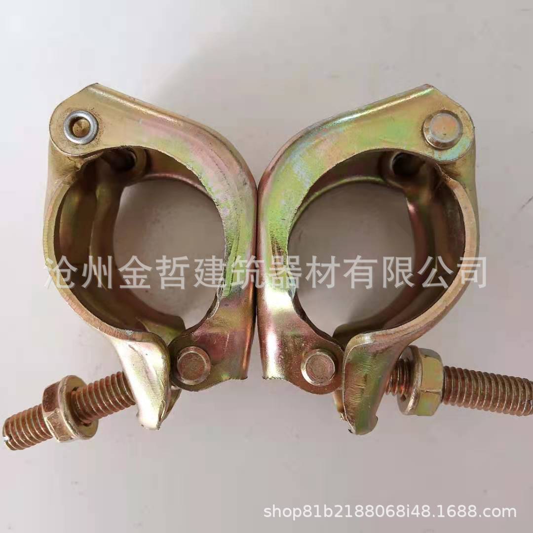 现货批发 旋转扣件 十字扣件 钢管固定卡扣 对接万向活动冲压扣件