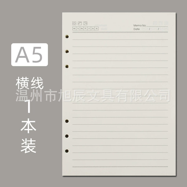 A5-Horizontal six holes 80g