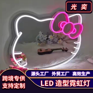 LED неоновая вывеска, прозрачный акрил, настраиваемый рекламный свет, прямые поставки с завода