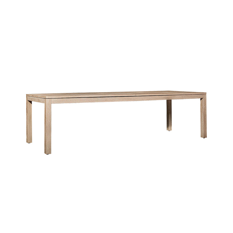 Mesa y silla de teca de caña al aire libre patio balcón al aire libre ocio de alta gama anticorrosión cuerda de madera trenzada silla combinación de muebles