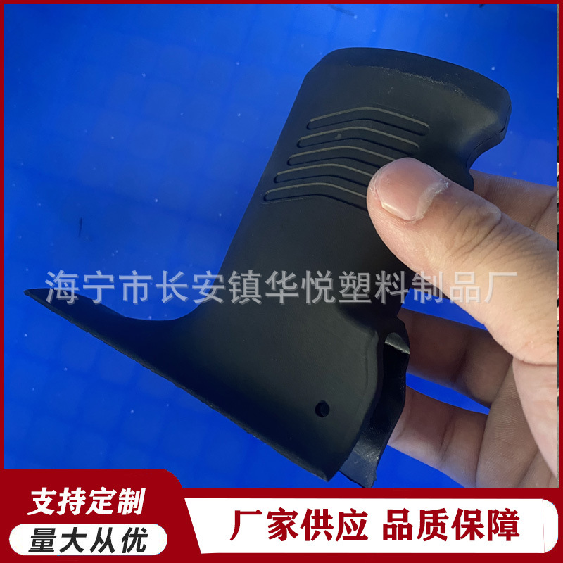 厂家供应 黑色橡胶手柄套 耐磨防滑丁腈胶套 设备用橡胶套