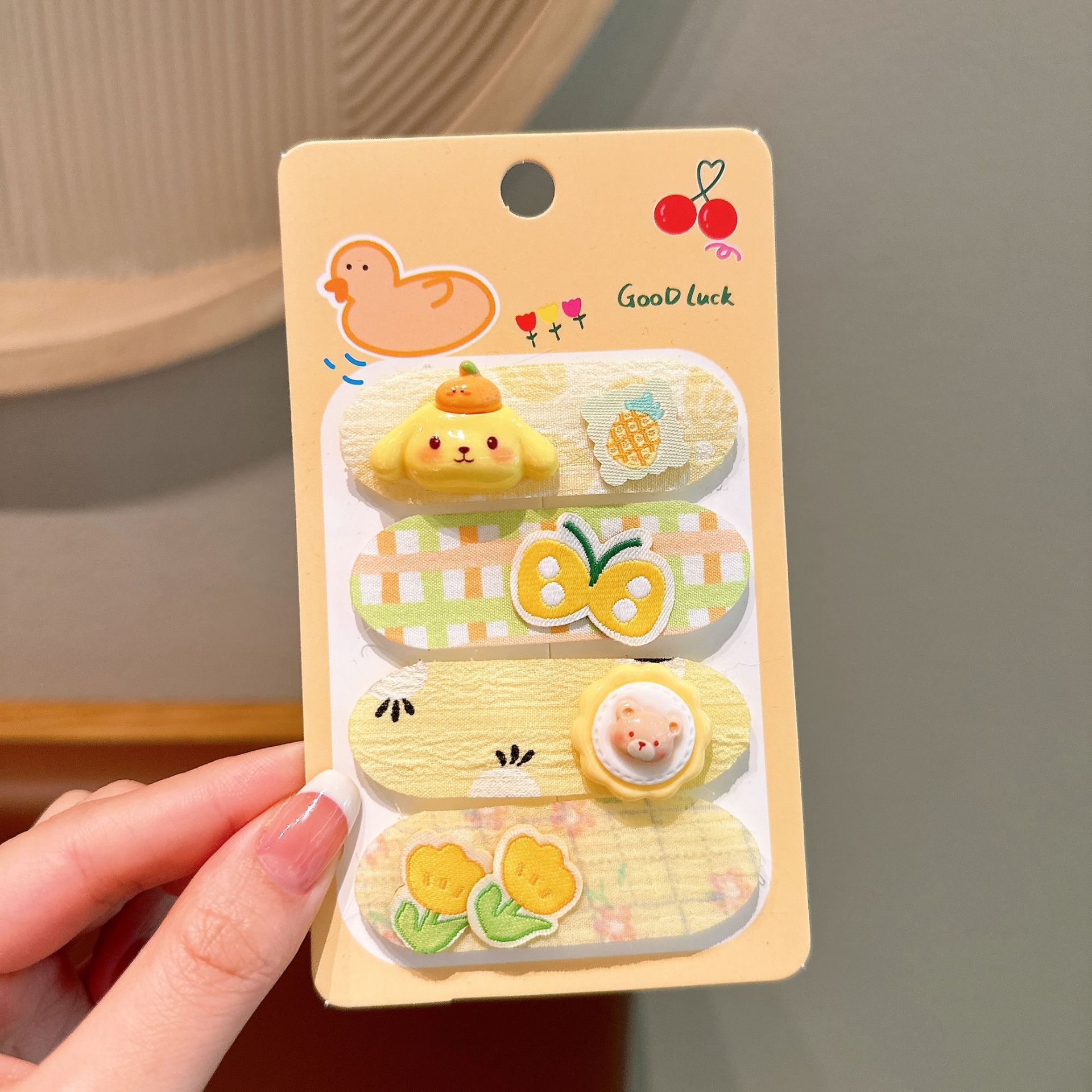 Los niños publican adorables pegatinas de velcro para bebés que no lastiman el cabello roto, artefactos de cabello mágicos para niñas con poco cabello pegatinas de frangeo